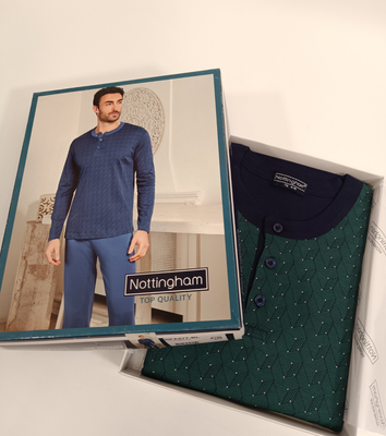 PIGIAMA SERAFINO UOMO M/L NPA077 Ingrosso Pigiami uomo Tellini S.r.l.